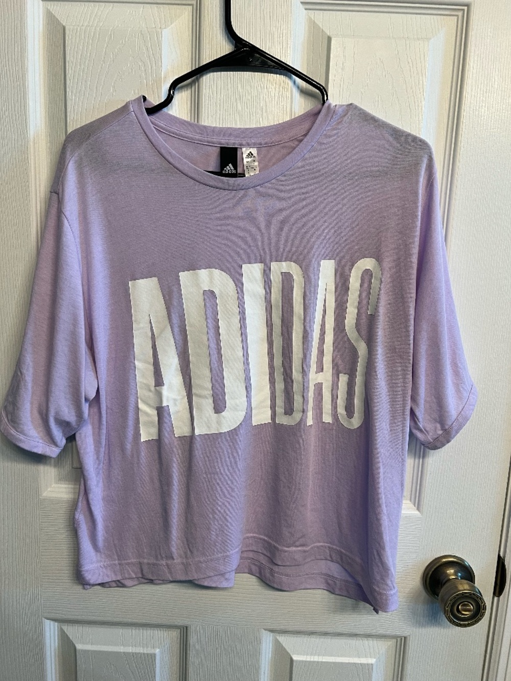 Adidas Graphic Cropped Short Sleeve T-Shirt